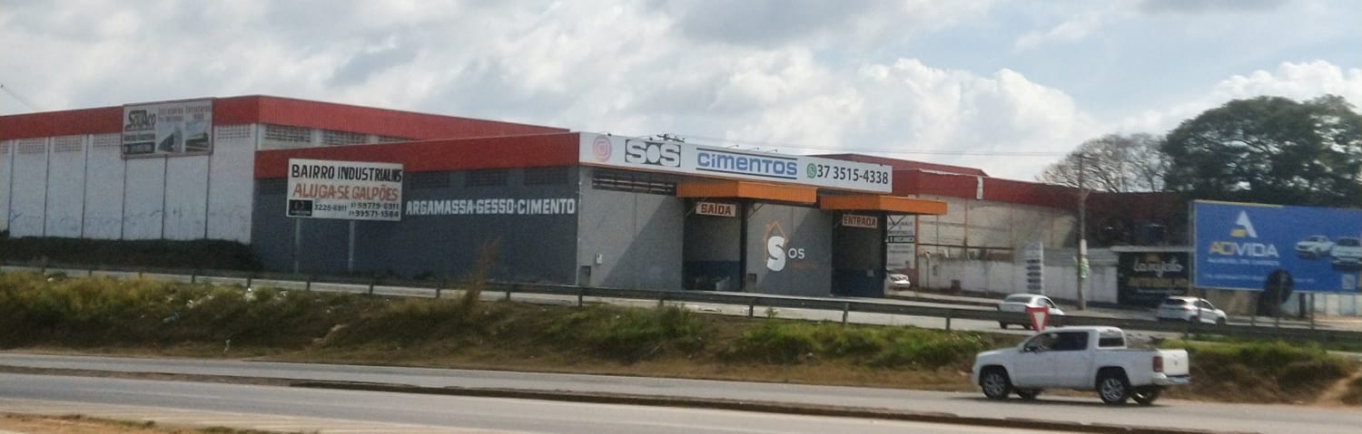 SOS Cimentos vista da avenida